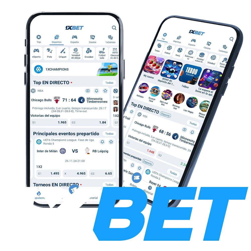 Dịch vụ ứng dụng 1Xbet trên thiết bị di động